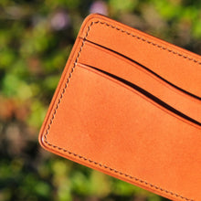 Load image into Gallery viewer, Squadron 4 - Coffee Japanese Shell Cordovan & Buttero Bifold