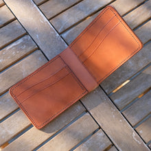 Load image into Gallery viewer, Squadron 4 - Coffee Japanese Shell Cordovan & Buttero Bifold