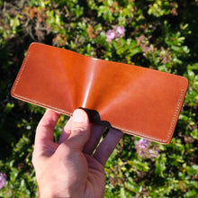 Load image into Gallery viewer, Squadron 4 - Coffee Japanese Shell Cordovan & Buttero Bifold