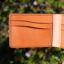 Load image into Gallery viewer, Squadron 4 - Coffee Japanese Shell Cordovan & Buttero Bifold