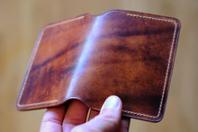 Load image into Gallery viewer, Harbour Cardholder - Marbled Shell Cordovan & Pueblo Leathers