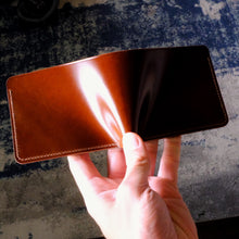 Load image into Gallery viewer, Squadron 6 - Coffee Japanese Shell Cordovan & Horween Dublin Bifold