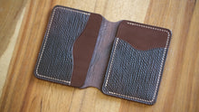Load image into Gallery viewer, Harbour Cardholder - Hatch Shell Cordovan & Harness Leather