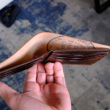 Load image into Gallery viewer, Squadron 6 - Coffee Japanese Shell Cordovan & Horween Dublin Bifold