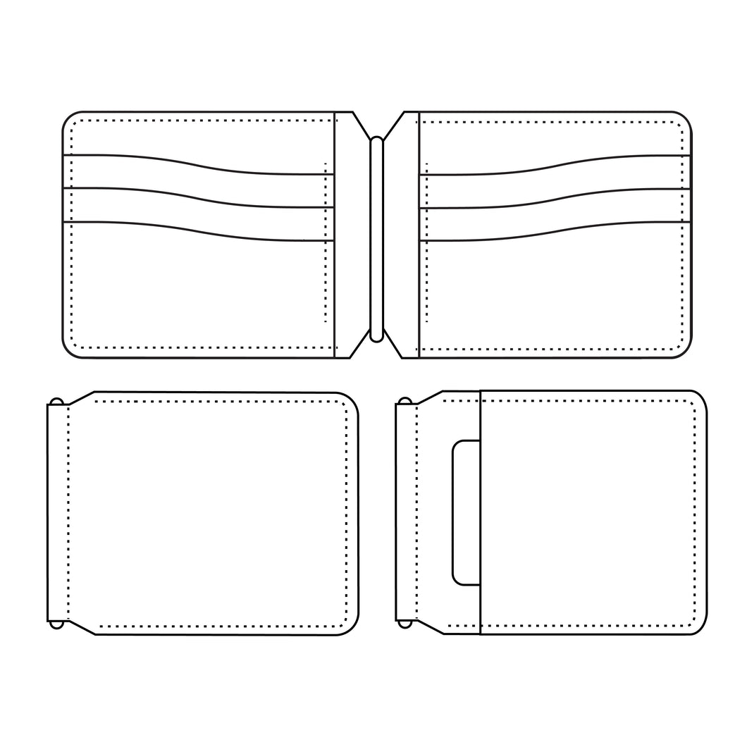 Mariner 6 - Money Clip Wallet