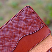 Load image into Gallery viewer, Harbor Cardholder - Chestnut Italian Leathers
